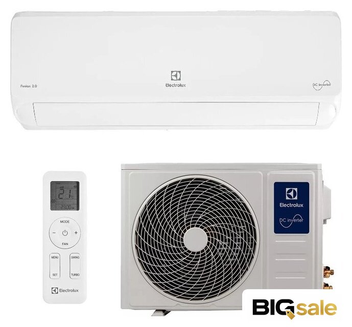 Кондиционер Electrolux Fusion Wave Super DC EACS/I-09HFW/N8 - Изображение №2 — Интернет магазин BigSale