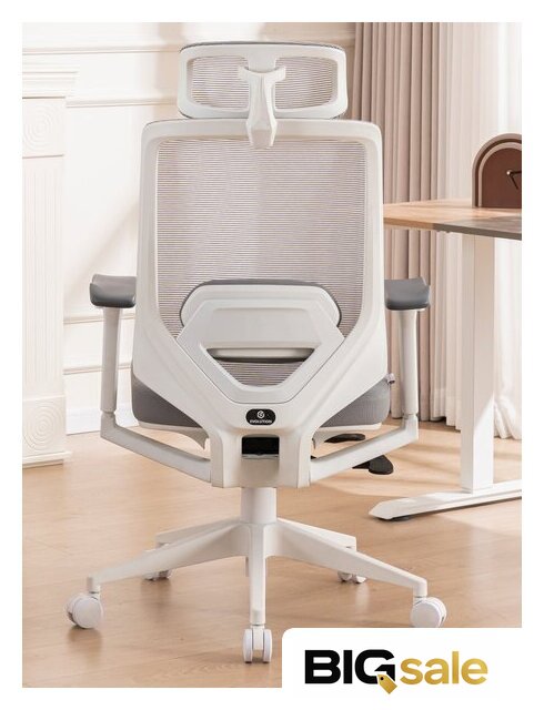 Офисное кресло Evolution HybridFlex White (серый) - Изображение №10 — Интернет магазин BigSale