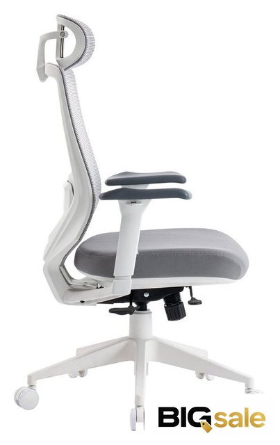 Офисное кресло Evolution HybridFlex White (серый) - Изображение №3 — Интернет магазин BigSale