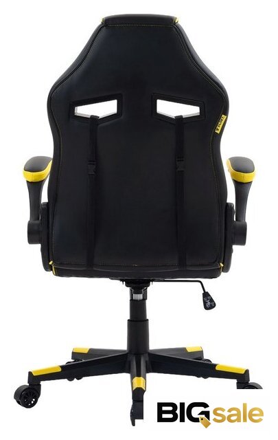 Игровое (геймерское) кресло FLOKY Asgard Yellow-Black (желтый/черный) - Изображение №6 — Интернет магазин BigSale