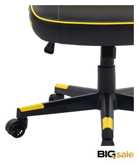 Игровое (геймерское) кресло FLOKY Asgard Yellow-Black (желтый/черный) - Изображение №12 — Интернет магазин BigSale