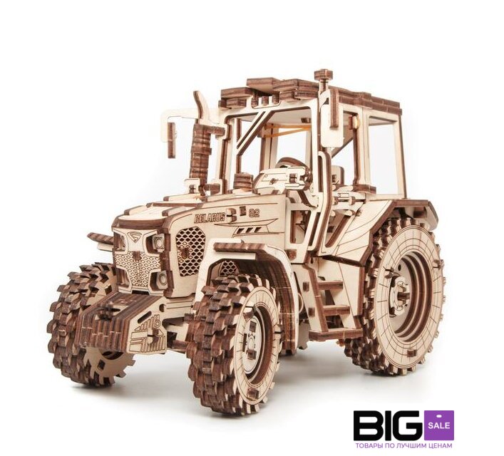 3Д-пазл Eco-Wood-Art Трактор Беларус-82 - Изображение №5 — Интернет магазин BigSale