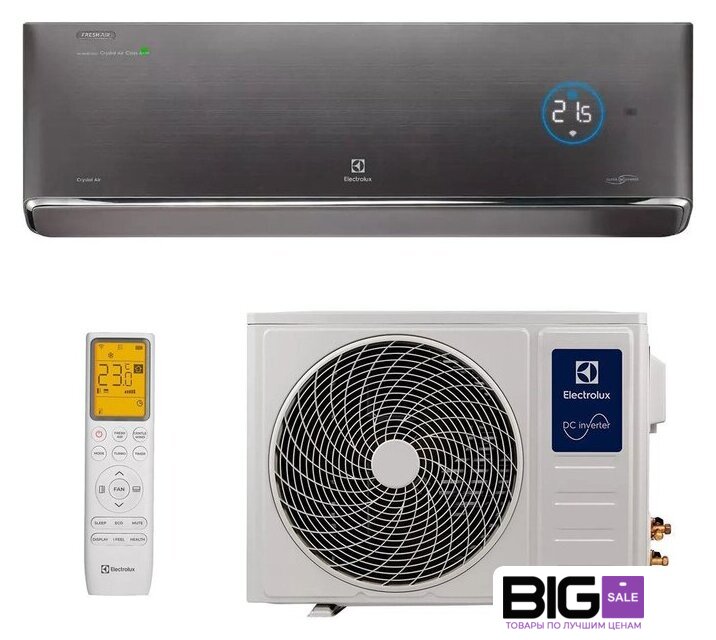 Кондиционер Electrolux Crystal Air Super DC inverter EACS/I-10HFA/N8_V2 - Изображение №1 — Интернет магазин BigSale