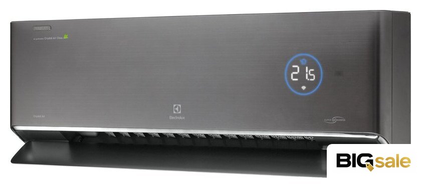 Кондиционер Electrolux Crystal Air Super DC inverter EACS/I-10HFA/N8_V2 - Изображение №6 — Интернет магазин BigSale