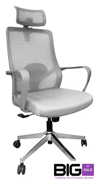 Офисное кресло SitUp Donat grey PL (сетка Grey/Grey) - Изображение №1 — Интернет магазин BigSale