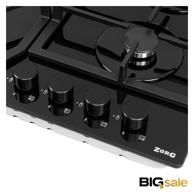 Варочная панель ZorG HAG61 FDW black - Изображение №3 — Интернет магазин BigSale