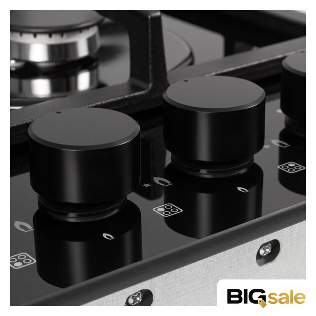 Варочная панель ZorG HAG61 FDW black - Изображение №5 — Интернет магазин BigSale