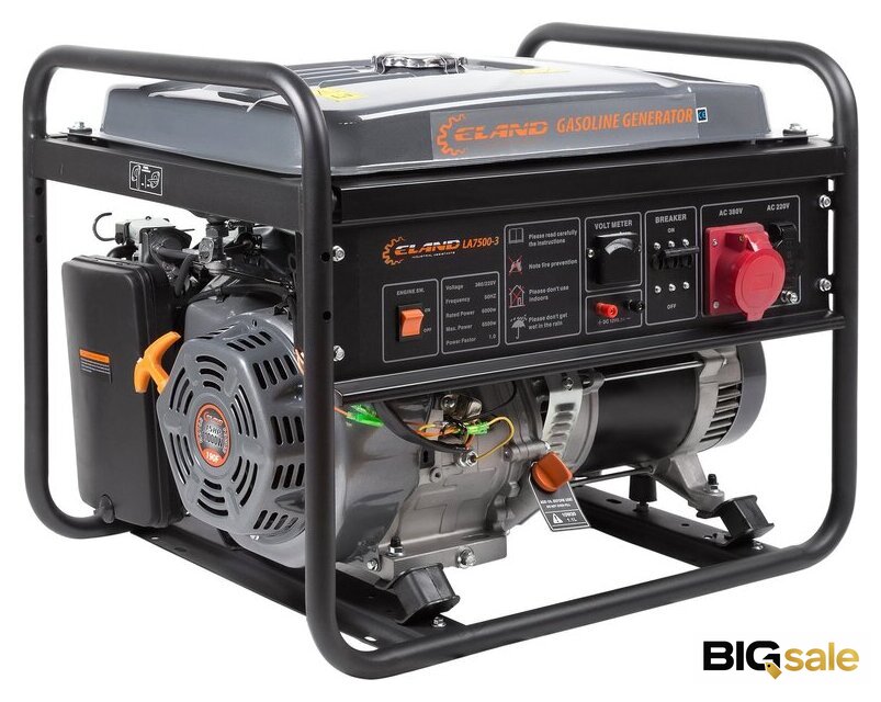 Бензиновый генератор ELAND LA7500-3 - Изображение №1 — Интернет магазин BigSale