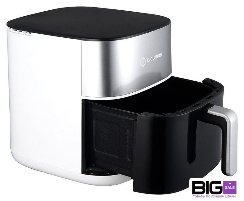 Аэрогриль (аэрофритюрница) Evolution Airo 8500TW (белый) - Изображение №6 — Интернет магазин BigSale