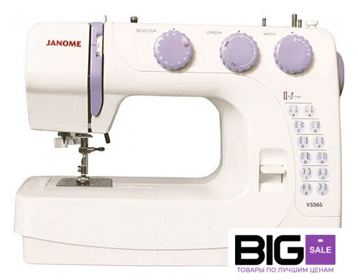 Электромеханическая швейная машина Janome VS 56S - Изображение №1 — Интернет магазин BigSale