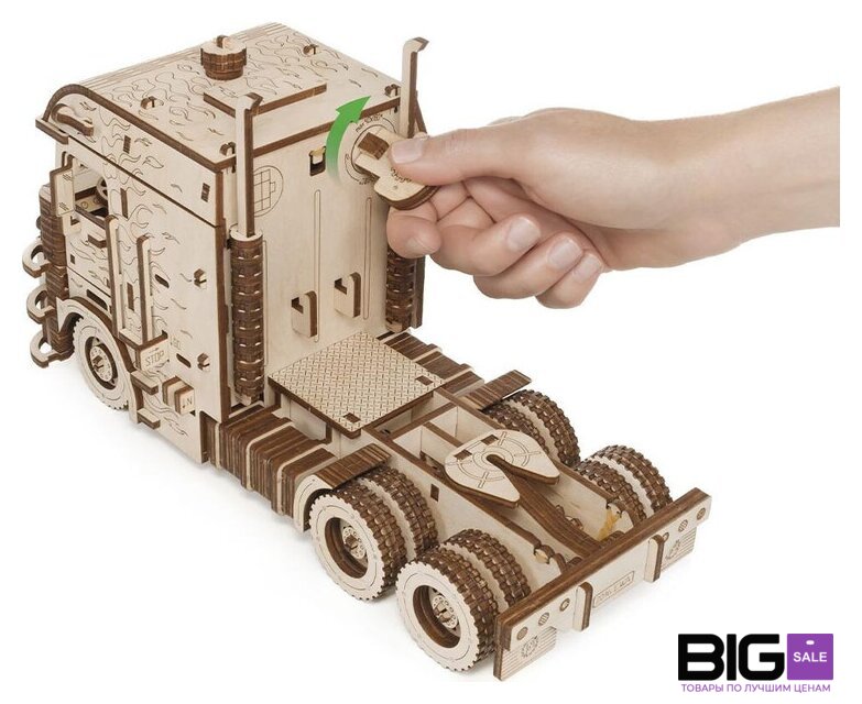 Сборная модель Eco-Wood-Art Тягач Король дорог - Изображение №7 — Интернет магазин BigSale