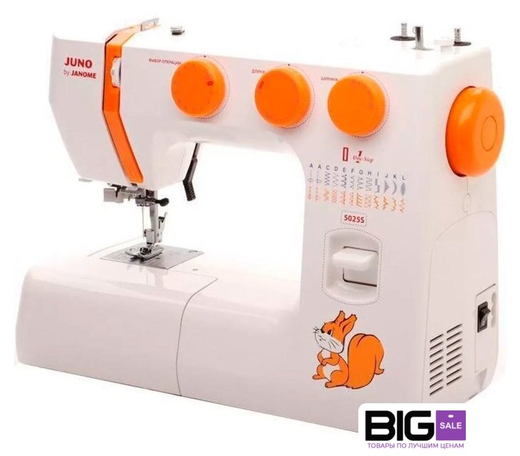 Электромеханическая швейная машина Janome 5025S - Изображение №1 — Интернет магазин BigSale