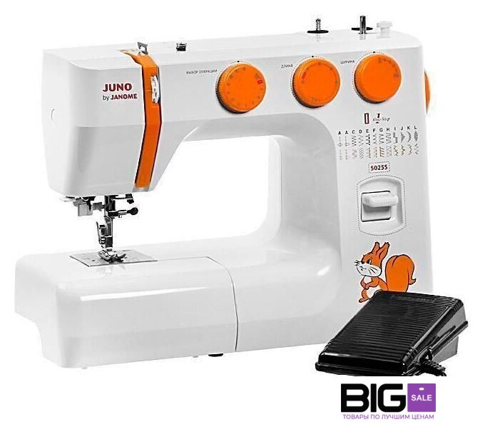 Электромеханическая швейная машина Janome 5025S - Изображение №4 — Интернет магазин BigSale