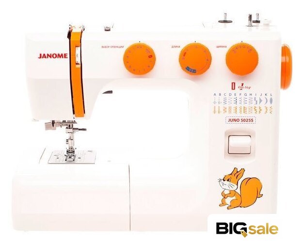 Электромеханическая швейная машина Janome 5025S - Изображение №3 — Интернет магазин BigSale