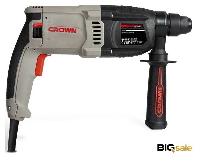 Перфоратор Crown CT18180 BMC - Изображение №2 — Интернет магазин BigSale