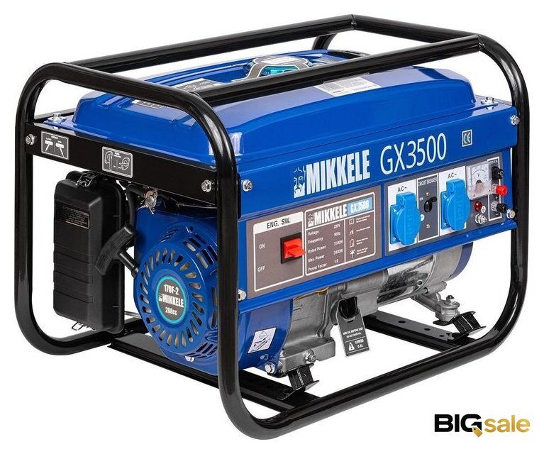 Бензиновый генератор Mikkele GX3500 - Изображение №1 — Интернет магазин BigSale