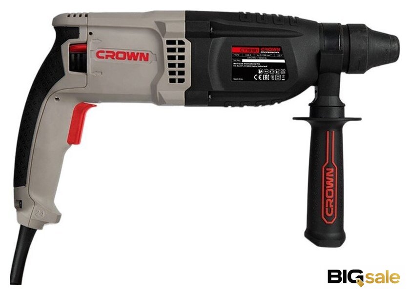 Перфоратор Crown CT18181 BMC - Изображение №3 — Интернет магазин BigSale
