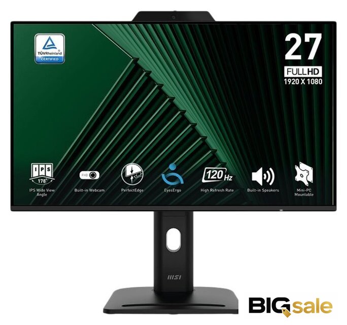 Монитор MSI Pro MP272PMG - Изображение №1 — Интернет магазин BigSale