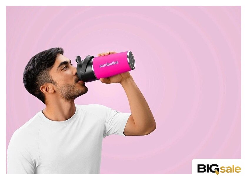 Портативный блендер NutriBullet Flip NBP016MA - Изображение №3 — Интернет магазин BigSale