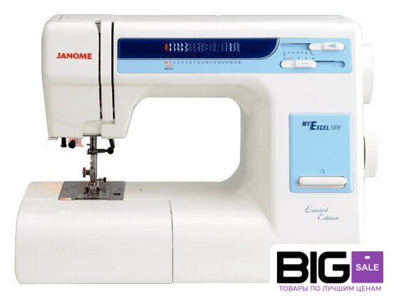 Электромеханическая швейная машина Janome My Excel 18W - Изображение №1 — Интернет магазин BigSale