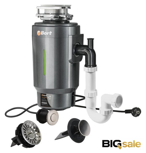 Измельчитель пищевых отходов Bort Titan 8000 - Изображение №2 — Интернет магазин BigSale