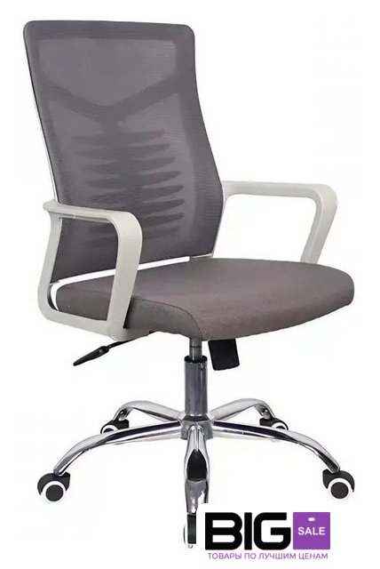 Офисное кресло SitUp Delta grey chrome (сетка grey/grey) - Изображение №1 — Интернет магазин BigSale