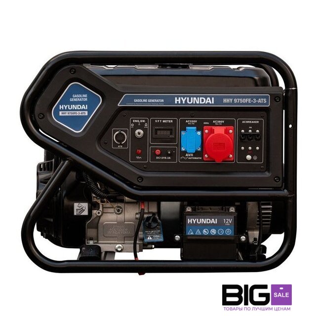 Бензиновый генератор Hyundai HHY9750FE-3-ATS - Изображение №2 — Интернет магазин BigSale