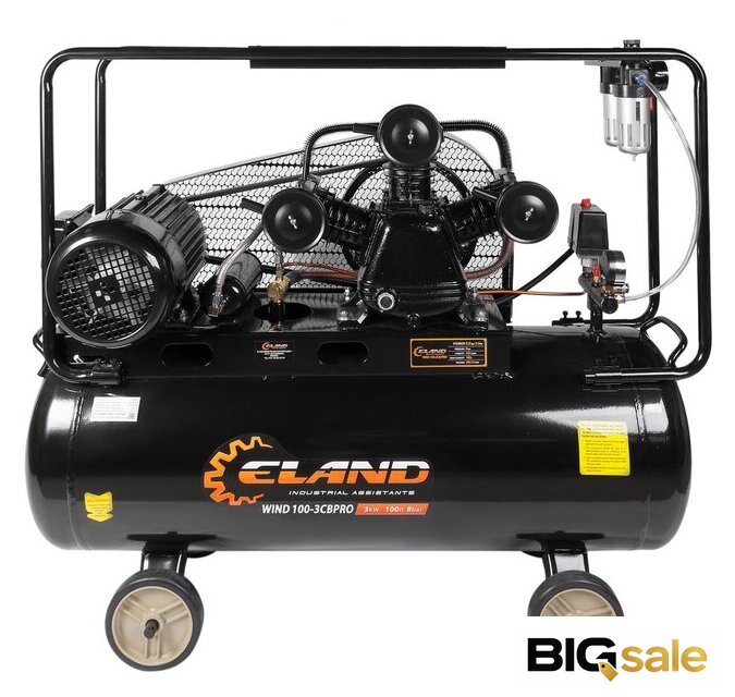 Компрессор ELAND WIND 100-3CB PRO - Изображение №1 — Интернет магазин BigSale