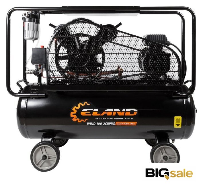 Компрессор ELAND WIND 100-2CB PRO - Изображение №2 — Интернет магазин BigSale