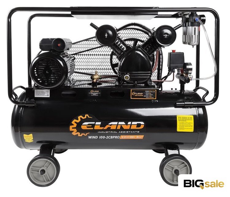 Компрессор ELAND WIND 100-2CB PRO - Изображение №1 — Интернет магазин BigSale