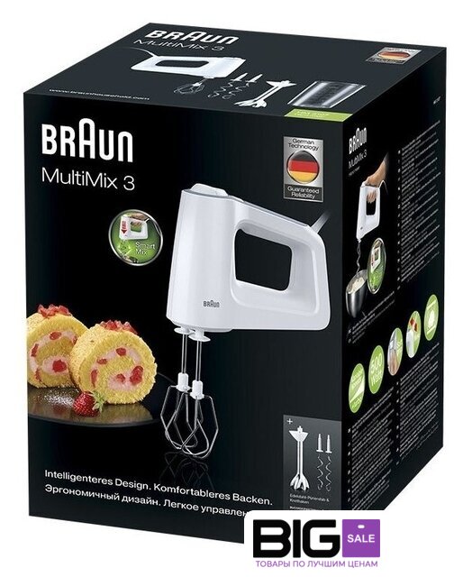 Миксер Braun HM 3107 WH Weiss - Изображение №12 — Интернет магазин BigSale