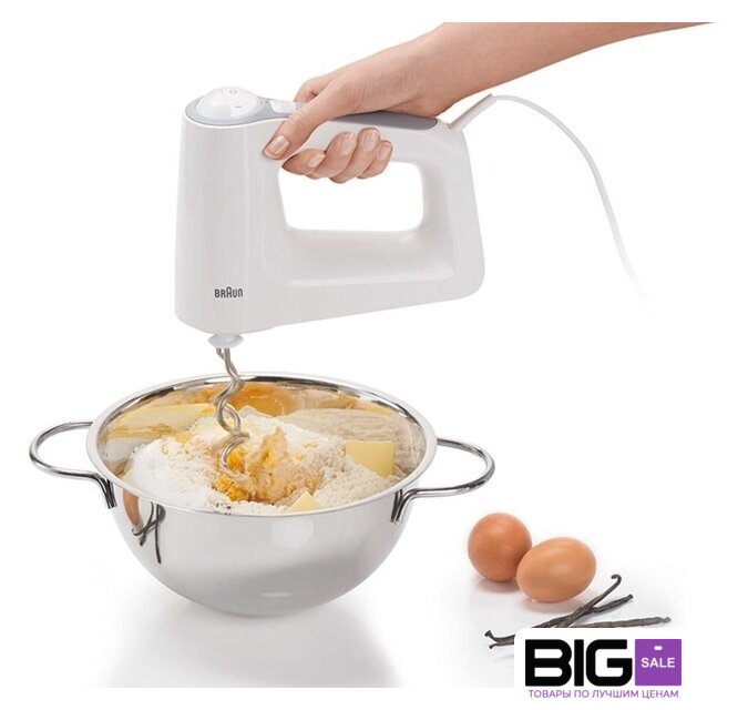 Миксер Braun HM 3107 WH Weiss - Изображение №8 — Интернет магазин BigSale