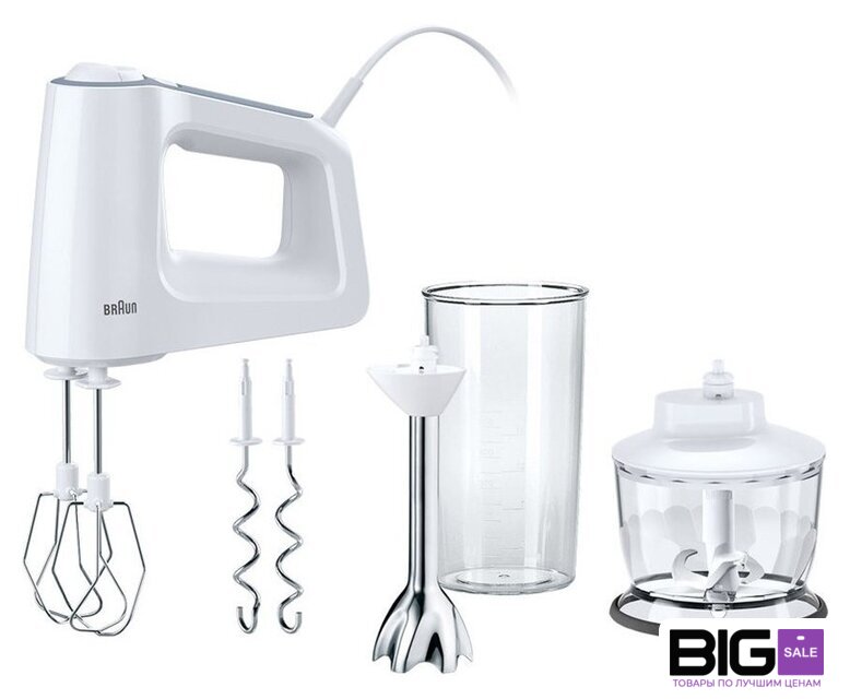 Миксер Braun HM 3107 WH Weiss - Изображение №1 — Интернет магазин BigSale