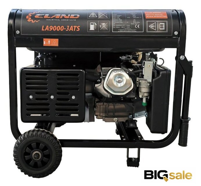 Бензиновый генератор ELAND LA9000-3-ATS - Изображение №2 — Интернет магазин BigSale