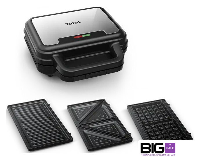 Многофункциональная сэндвичница Tefal SW383D10 - Изображение №1 — Интернет магазин BigSale