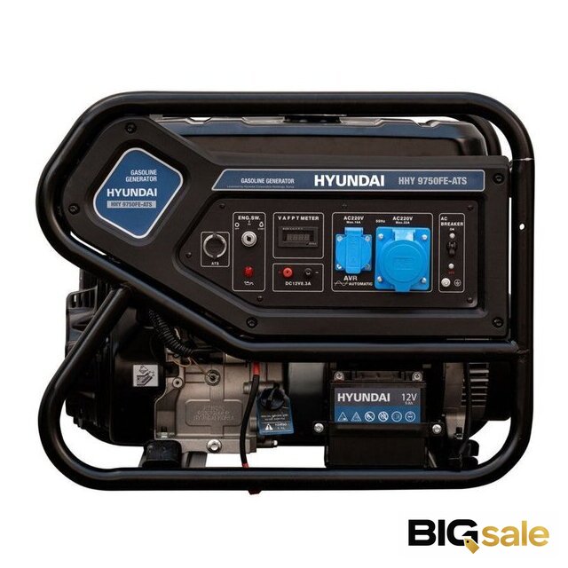 Бензиновый генератор Hyundai HHY9750FE-ATS - Изображение №3 — Интернет магазин BigSale