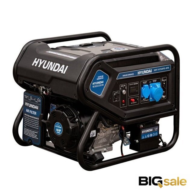 Бензиновый генератор Hyundai HHY9750FE-ATS - Изображение №1 — Интернет магазин BigSale