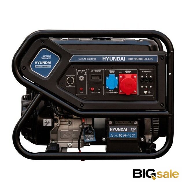 Бензиновый генератор Hyundai HHY9550FE-3-ATS - Изображение №3 — Интернет магазин BigSale