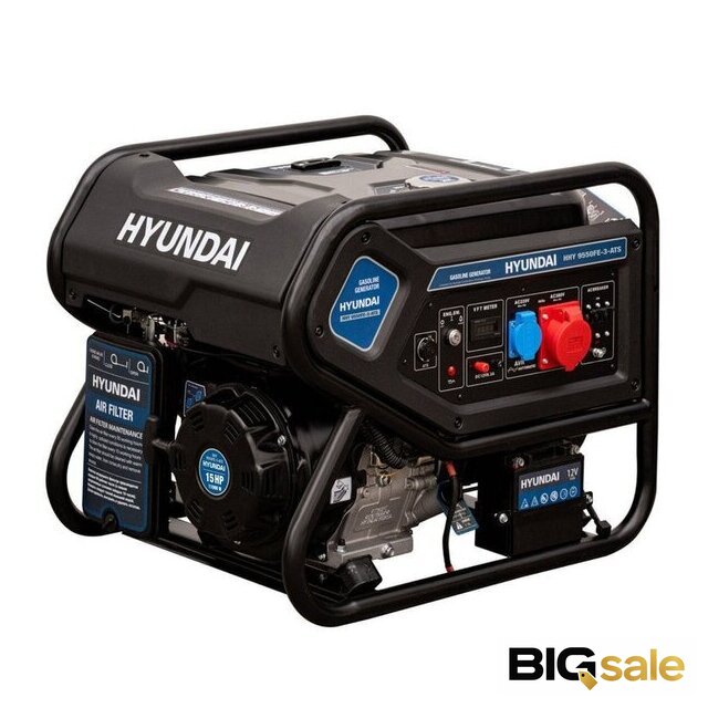 Бензиновый генератор Hyundai HHY9550FE-3-ATS - Изображение №1 — Интернет магазин BigSale