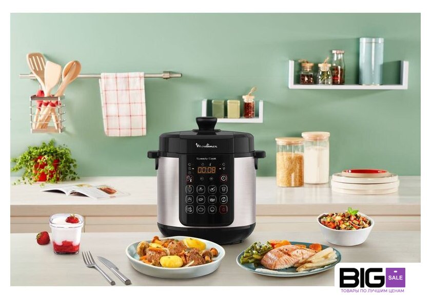 Мультиварка Moulinex CE222D32 - Изображение №7 — Интернет магазин BigSale