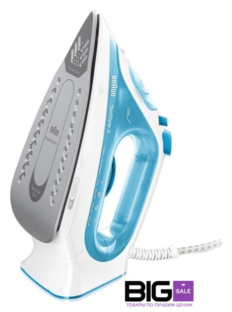 Утюг Braun Texstyle 3 SI3053 BL - Изображение №2 — Интернет магазин BigSale
