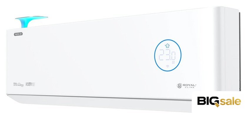 Кондиционер Royal Clima Royal Fresh Full DC EU Inverter RCI-RF30HN - Изображение №4 — Интернет магазин BigSale