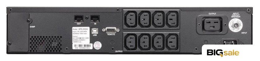 Источник бесперебойного питания Powercom Smart King Pro+ SPR-2000 LCD - Изображение №3 — Интернет магазин BigSale