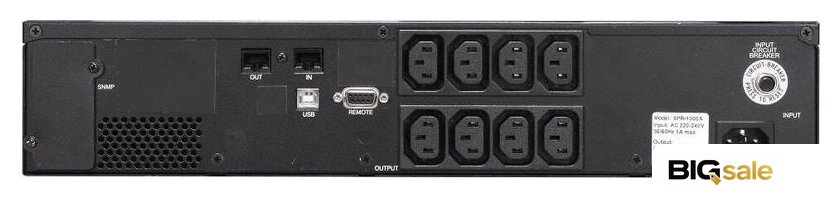 Источник бесперебойного питания Powercom Smart King Pro+ SPR-1000 LCD - Изображение №3 — Интернет магазин BigSale