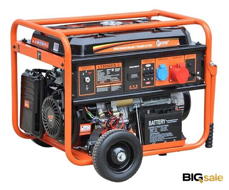Бензиновый генератор Skiper LT9000EB-3 - Изображение №1 — Интернет магазин BigSale