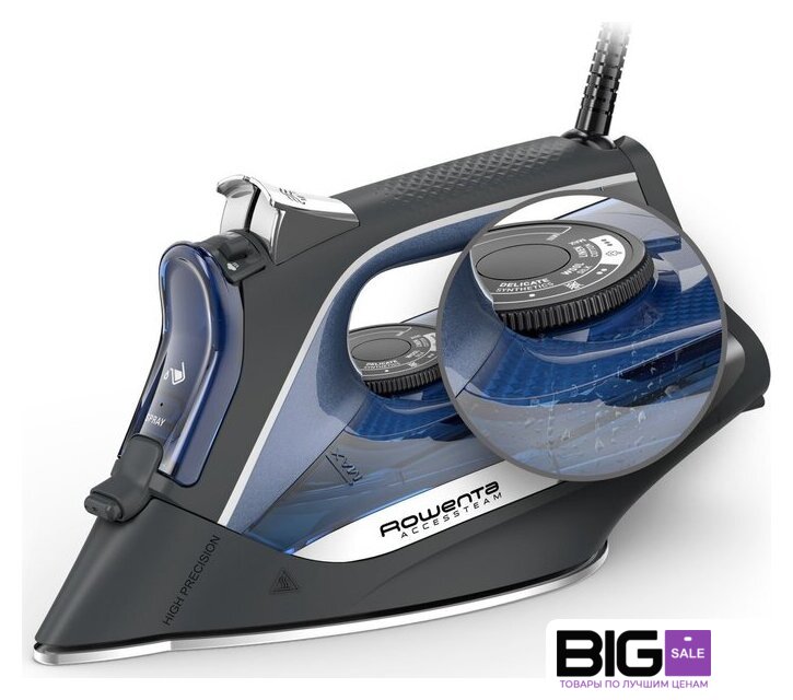 Утюг Rowenta Accessteam Steam Iron DW4301D1 - Изображение №3 — Интернет магазин BigSale