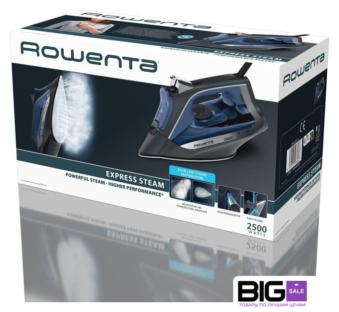 Утюг Rowenta Accessteam Steam Iron DW4301D1 - Изображение №5 — Интернет магазин BigSale