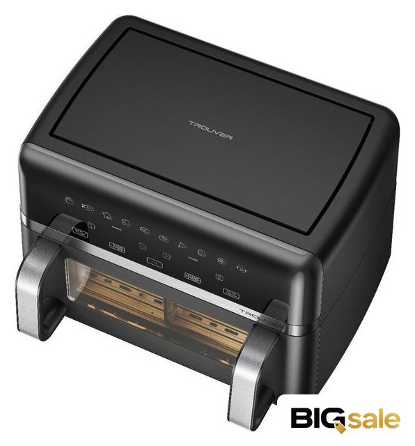 Аэрогриль (аэрофритюрница) Trouver FD20s Pro Black (черный) - Изображение №2 — Интернет магазин BigSale