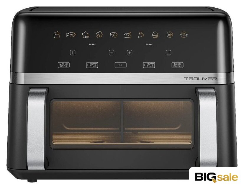 Аэрогриль (аэрофритюрница) Trouver FD20s Pro Black (черный) - Изображение №1 — Интернет магазин BigSale
