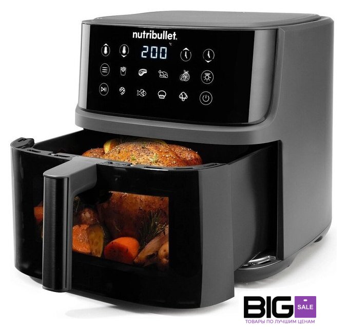 Аэрогриль (аэрофритюрница) NutriBullet NBA0811DG - Изображение №14 — Интернет магазин BigSale